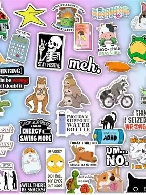 Other | 5ct Assorted Funny Stickers | Poshmark